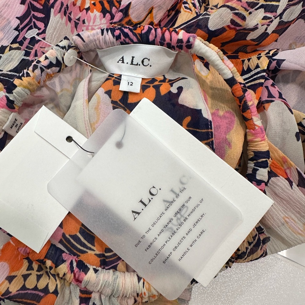 NWT A.L.C Waverly Dress sz 12 #U1 - Picture 3 of 5